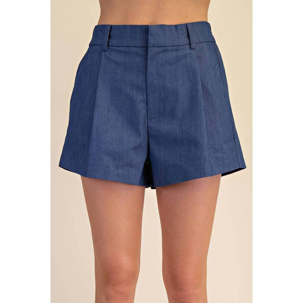 NEW GLAM waterfront high waist short in indigo